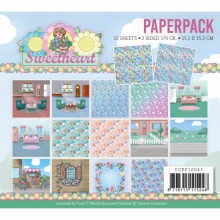 Paperpack - 22 Bgen - Bubbly Girls - Sweetheart - Yvonne Creations