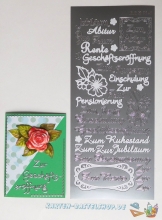 JEJE-Sticker - Jubilum / Abitur / Texte - silber - 3949