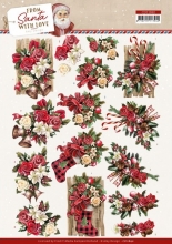 3D-Bogen - From Santa with Love - Blumen-Arrangement - Amy Design