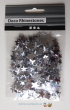 Stasssteine - Sterne - silber - 360 Stck - Schmucksteine