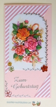 Stasssteine - Blumen - bunt - 252 Stck - Schmucksteine