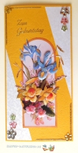 Stasssteine - Blumen - bunt - 252 Stck - Schmucksteine