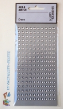 Strasssteine selbstklebend - 5 mm - 180 Stck - silber / klar