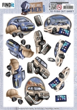 Stanzbogen - Amy Design - We are Men - Autos