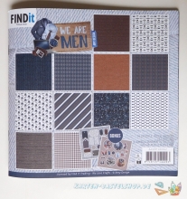 Paperpack - 14 beidseitig bedruckte Bgen + 2 Bonus-Bgen - We are Men - Amy Design *limitiert*