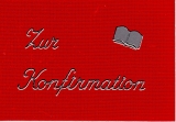 Sticker - Zur Konfirmation - silber - 414