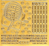 Sticker - Bingo - gold - 1216