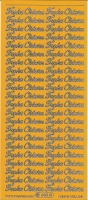 Sticker - Frohe Ostern - gelb-gold - 480