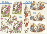 3D-Buch A5 Hunde von LeSuh (345624)