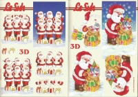 3D-Buch A5 Weihnachtsmann von LeSuh (345607)
