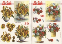 3D-Buch A5 Blumen von LeSuh (345633)