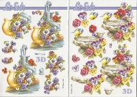 3D-Buch A5 Veilchen von LeSuh (345647)