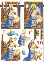 3D-Buch A5 Weihnachtskrippe von LeSuh (345656)
