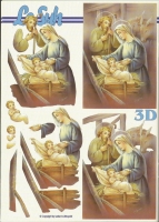3D-Buch A5 Weihnachtskrippe von LeSuh (345642)