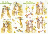 3D-Buch A5 Blumenmdchen von LeSuh (345665)