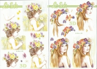 3D-Buch A5 Blumenmdchen von LeSuh (345665)
