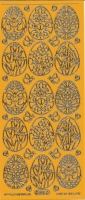 Sticker - Ostern - gelb-gold - 898