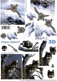 3D-Bogen Tiger und Wolf von LeSuh (4169599)