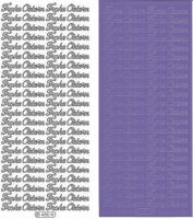 Sticker - Frohe Ostern - violett - 480