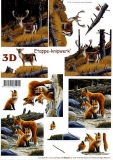 3D-Bogen Hirsch und Fuchs von LeSuh (4169600)