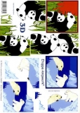 3D-Bogen Polarbr und Panda von LeSuh (4169627)