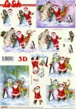 3D-Bogen Weihnachtsmann mit Polarbär von LeSuh (4169714)
