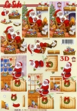 3D-Bogen Weihnachtsmann zu Hause von LeSuh (4169741)