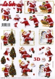 3D-Bogen Weihnachtsmänner klein von LeSuh (4169943)