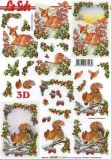 3D-Bogen Reh und Eichhörnchen von LeSuh (650003)