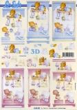 3D-Bogen Set Baby-Bärchen 1 (SET-015)