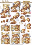 3D-Bogen Baby-Bärchen von LeSuh (777.153)