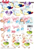3D-Bogen Baby mit Plschtieren von LeSuh (777.289)