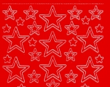 Sticker - Sterne 1 - rot - 856