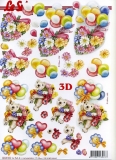 3D-Bogen Br mit Blumen von Nouvelle (8215591)