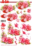 3D-Bogen Rosen mit Herz von Nouvelle (8215703)