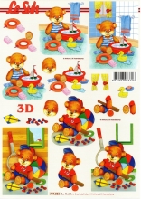 3D-Bogen Teddy spielt von LeSuh (777.053)