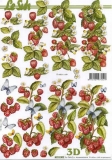3D-Bogen Erdbeeren & Himbeeren von Nouvelle (8215302)