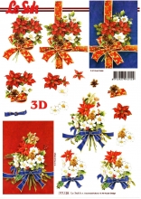 3D-Bogen Weihnachtsgesteck von LeSuh (777.128)