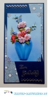 3D-Bogen Vase mit Blumen von LeSuh (4169226)