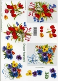 3D-Bogen Tulpen & Veilchen von LeSuh (4169277)
