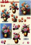 3D-Bogen Blumen in Vase von LeSuh (4169752)