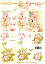 3D-Bogen Rosen & Lilien von LeSuh (777.118)