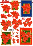 3D-Bogen Weihnachtssterne / Poinsettia von LeSuh (777.088)
