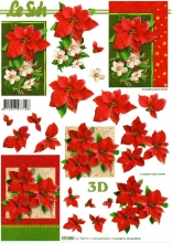 3D-Bogen Weihnachtsblumen von LeSuh (777.092)