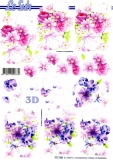 3D-Bogen Blumen mit Karte von LeSuh (777.180)