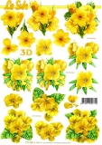 3D-Bogen Gelbe Blumen von LeSuh (777.225)
