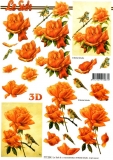 3D-Bogen Rosen mit Vogel von LeSuh (777.234)