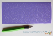 Sticker - Blumen - violett - 1114