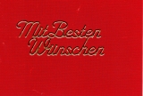 Sticker - Mit besten Wnschen - gold - 411