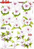 3D-Bogen Lila Blumen von LeSuh (777.533)